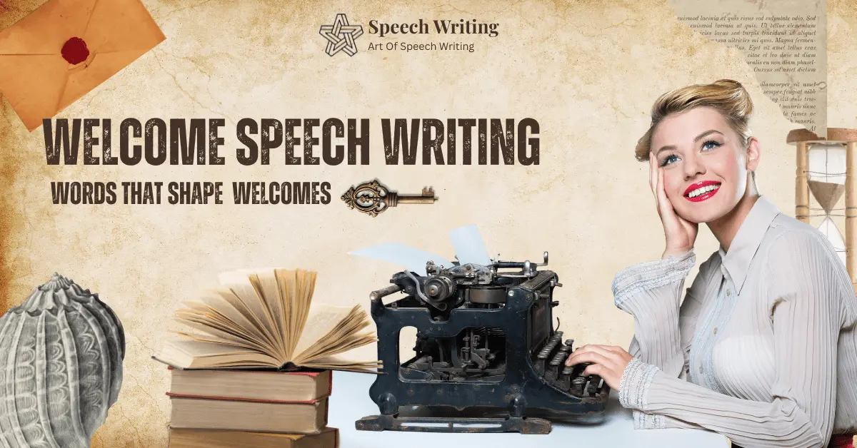 welcome speech writing
